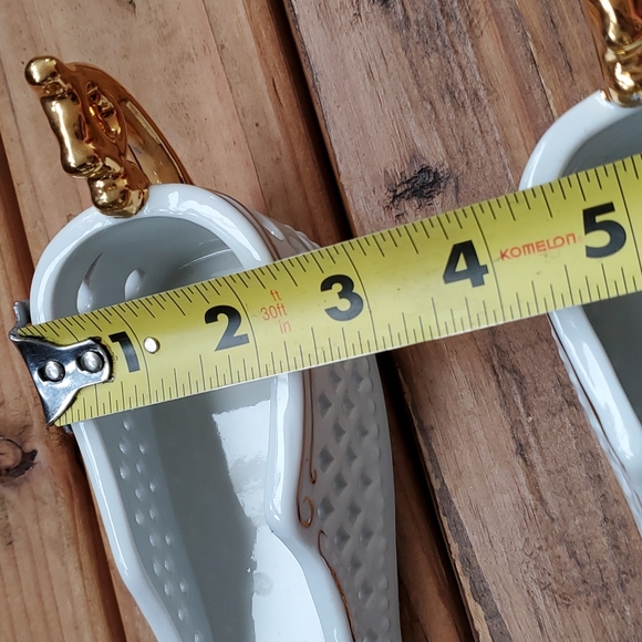 2 porcelain treasure flatware holders - Picture 12 of 16